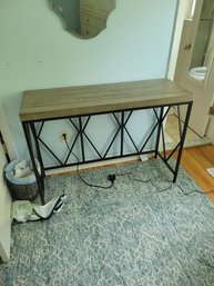 Hallway Table With Metal Frame