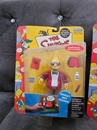 Sunday Best Grandpa And Rod And Todd The Simpsons Interactive Figures