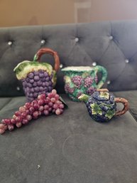 Grapes Decor Lot 5