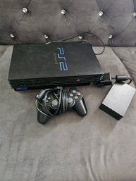 PS2 With Controller 2 Memory Cards Power Cable