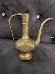 Vintage Brass Ewer. Made In India