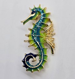 Adorable Seahorse Brooch