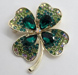 Beautiful Shamrock Brooch