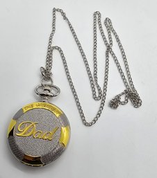 Brand New 'greatest Dad' Pocket Watch