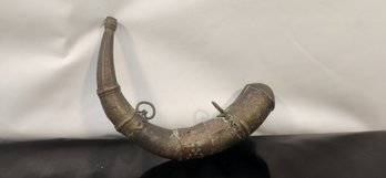 Antique Black Powder Horn