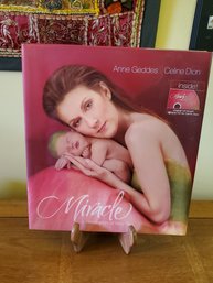 Hard Cover Celine Dion & Anne Geddes - Miracle A Celebration Of New Life Book With CD