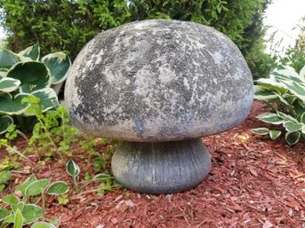 Large Resin Mushroom Weathered 14'