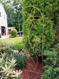 Yellow Garden Trellis 5 Foot