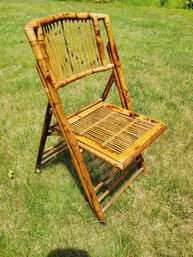 Nice Single Bamboo Folding Chair