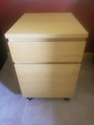 Mobile Wooden File Cabinet