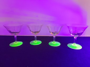 Watermelon Uranium Stemmed Desert Glasses