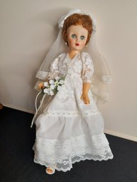 Vintage Bride Doll