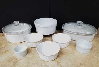 Mixed Lot Of Various Size CorningWare & Pyrex Kitchen Essentials - 10 Pieces Included