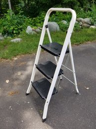 Folding Three Step Ladder