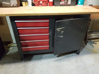 Work Bench With Wood Top