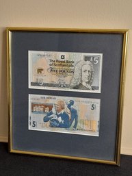 The Royal Bank Of Scotland Framed Money