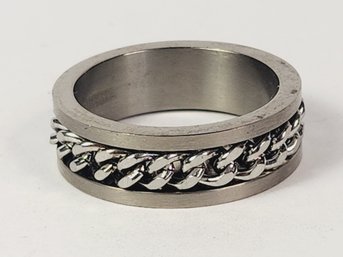 UNiQUE Titanium Large Size Spinner Ring