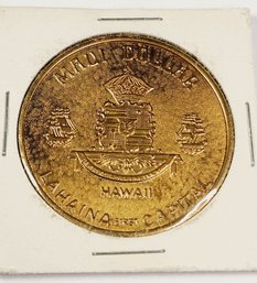 Maui Trade Dollar The Valley Isle Hawaii Coin/ Medal