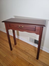 Cherry Hall Table. Solid Wood. Finished On All Sides.
