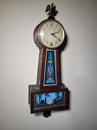 New Haven Clock Company Antique Wall Clock. - - - - - - - - - - - - - - - - - - - - - - - - - - - Loc: On Wall