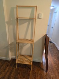 Natural Wood Tiered Ladder Plant Stand