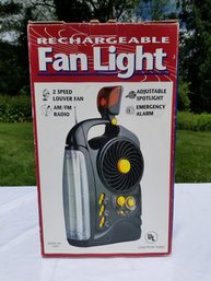 Rechargeable Fanlight - New Condition