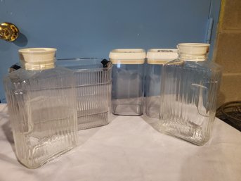 Assorted Glass & Plastic Containers