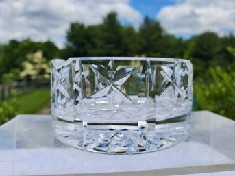 Signed WATERFORD Lead Crystal Round Ashtray