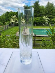 Beautiful Baccarat Crystal 6.75'h Cylinder Shaped Bud Vase