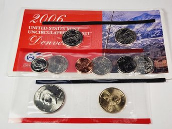 2006 United States Denver Mint 10 Coin Set - Uncirculated In Gov. Packaging