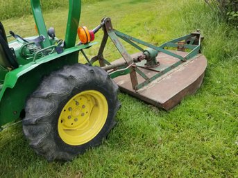 Rotary Brush Cutter Mower Attachment - From Ford 9N Currently On John Deere 650