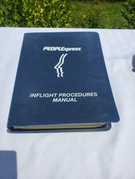 Vintage People Express Airline Inflight Procedures Manual