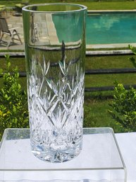 Waterford Crystal Cylinda Shaped Flower Vase