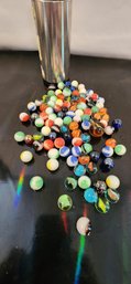 Can Of Vintage Marbles