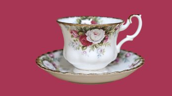 Royal Albert 'Celebration' Tea Cup & Saucer