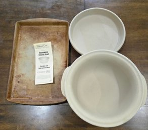 Assortment Of Pampered Chef Stoneware