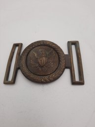 RARE Antique CIVIL WAR Army Sash Buckle- Complete And Clean
