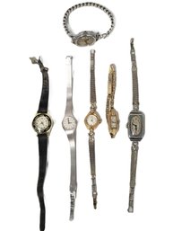 Six Vintage Ladies Watches: Bulova, Caravelle, Navarre & More