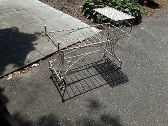 Metal Tiered Side Table