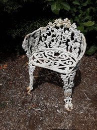 White Iron Garden Bench #2