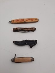 Group Of Antique Pen Knifes- Including Advertising