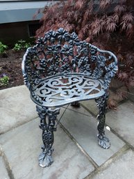 Black Iron Garden Bench #1