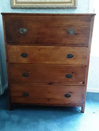EARLY 4 DEEP DRAWER CHEST