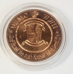 United States Mint Navajo Code Talkers USMC WWII 1 1/2' Bronze Medal
