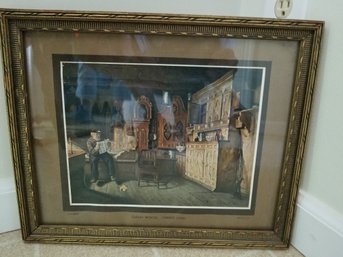 Framed Art Work - 15x12 - Kitchen Scene