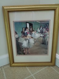 Framed Art Work - 'The Dance Class' - 13x16