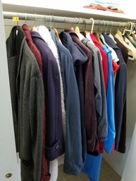 Closet Full Of Women's Outerwear And Sweaters - Sizes M & L