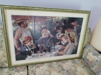 Framed Art Work - Print - 'Family Gathering' - 39x27