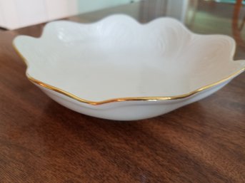 Lenox  Gold Rimmed Bowl 10'