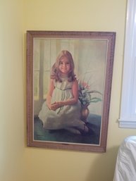 Framed Artwork - 'The White Dress' - 28x40